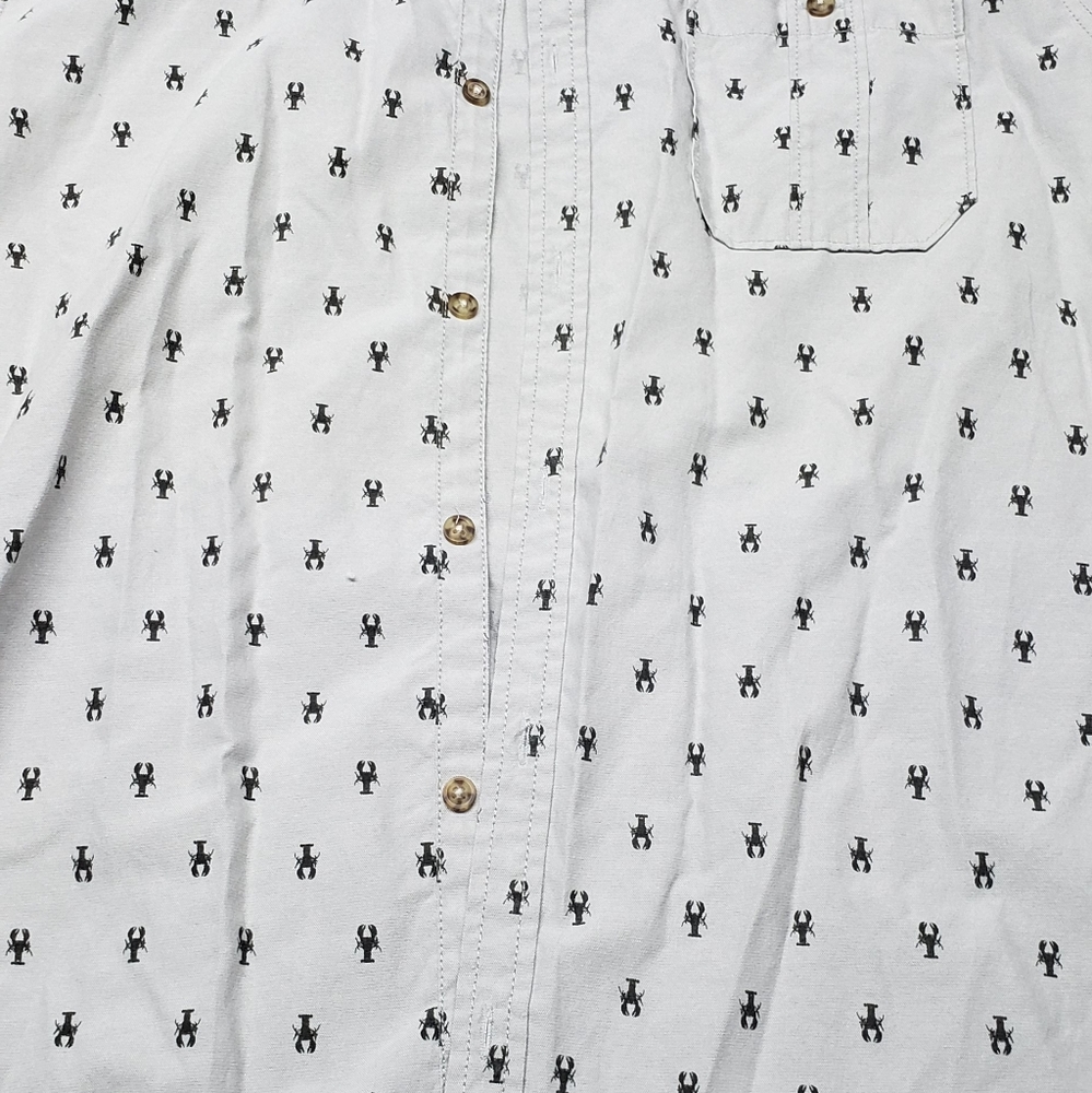 Free Planet men's button down shirt